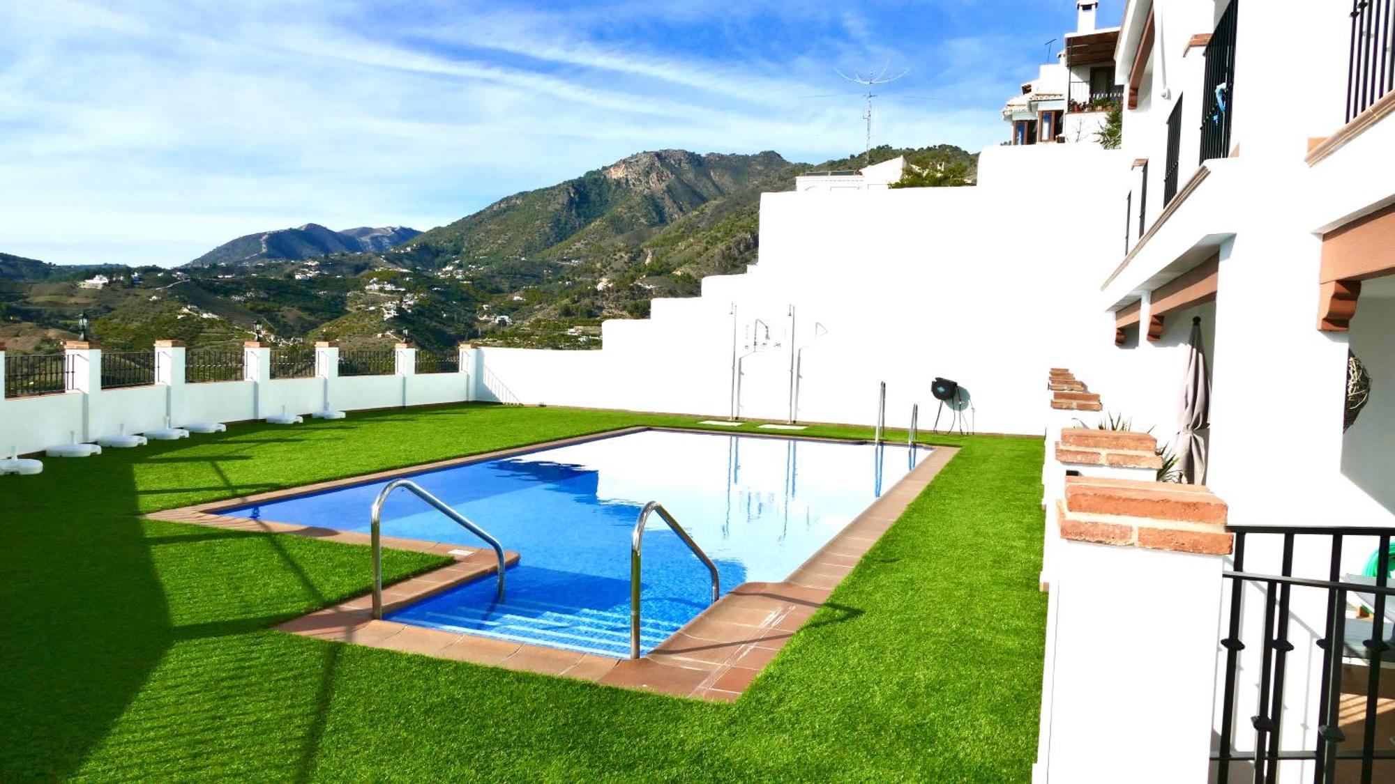 Casita Frigiliana - Stunning New Apartment With Views With Private Parking Space Buitenkant foto